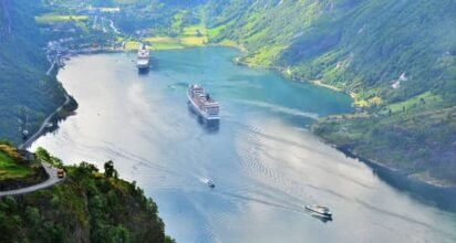 Beautiful Norway fjord. Beautiful Norway fjord.